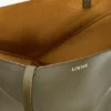 Bolso tote mediano «Puzzle Fold» en piel de becerro brillante