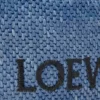 Bolso tote «Mini Loewe Font Tote» de rafia