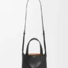 Bolso tote «Mini Puzzle Fold» en piel de becerro brillante
