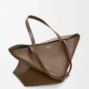 Bolso tote Puzzle Fold XL en piel de becerro brillante
