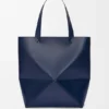 Bolso tote Puzzle Fold XL en piel de becerro brillante