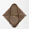 Bolso tote Puzzle Fold XL en piel de becerro brillante