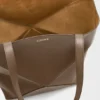 Bolso tote Puzzle Fold XL en piel de becerro brillante