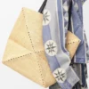 Bolso tote Puzzle Fold XL en rafia