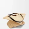 Bolso tote Puzzle Fold XL en rafia