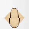 Bolso tote Puzzle Fold XL en rafia