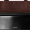 Bolso tote Switch pequeño en piel de becerro con efecto papel y ante