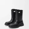Botas Bobby de piel de becerro curtida al vegetal