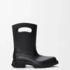 Botas Bobby en piel de becerro granulada y curtida al vegetal