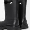 Botas Bobby en piel de becerro granulada y curtida al vegetal