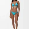 Top de bikini de jersey técnico