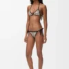Top de bikini de jersey técnico