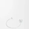 Brazalete «Anagram Pebble» en plata de ley