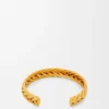 Brazalete trenzado fino de plata de ley