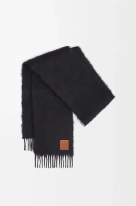 Bufanda de mohair y lana