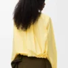Camisa con cinturón de algodón
