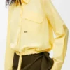 Camisa con cinturón de algodón
