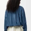 Camisa con cinturón de denim