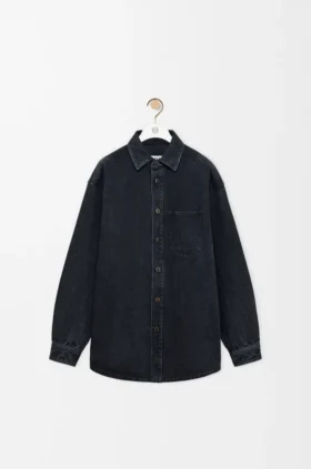 Camisa oversize «Anagram» en denim