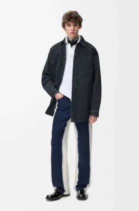 Camisa oversize «Anagram» en denim