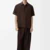 Camisas de manga corta de algodón y lino