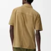 Camisas de manga corta en piel de cabra de ante