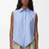 Camisas sin mangas de algodón