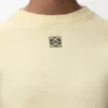 Camiseta de corte ajustado en mezcla de algodón
