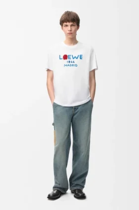 Camiseta de corte holgado de algodón
