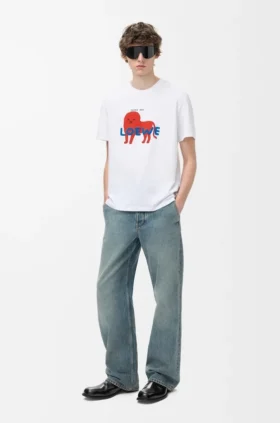 Camiseta de corte holgado de algodón
