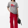 Camiseta de corte holgado de algodón