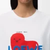 Camiseta de corte holgado de algodón