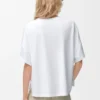 Camiseta de corte recto de algodón