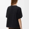 Camiseta de corte recto de algodón