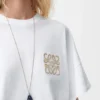 Camiseta de corte recto de algodón