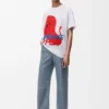 Camiseta de corte regular de algodón