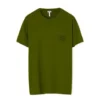 Camiseta de manga corta con cuello redondo de algodón bordado «Loewe Anagram Classic» para hombre, color verde, H6109230Cr-4160