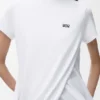 Camiseta drapeada de algodón