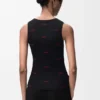 Camiseta sin mangas de algodón elástico