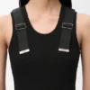 Camiseta sin mangas de algodón elástico