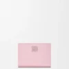Cartera compacta Anagram de piel de ternera graneada