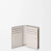 Cartera compacta Anagram de piel de ternera graneada