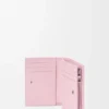 Cartera compacta Anagram de piel de ternera graneada