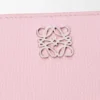 Cartera compacta Anagram de piel de ternera graneada