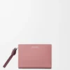 Cartera compacta «Knot» en piel de becerro napa brillante