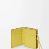 Cartera compacta «Knot» en piel de becerro napa brillante