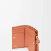 Cartera compacta «Knot» en piel de becerro napa brillante