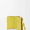 Cartera compacta «Knot» en piel de becerro napa brillante