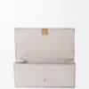 Cartera Continental Anagram en piel de becerro con grano de Pebble
