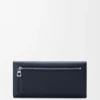 Cartera Continental Anagram en piel de becerro con grano de Pebble